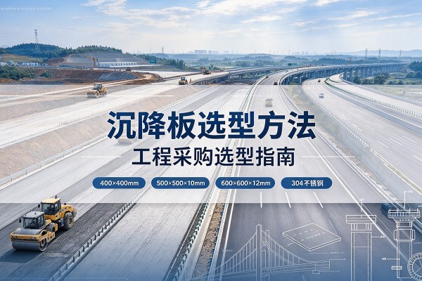 大邑沉降板选择方法