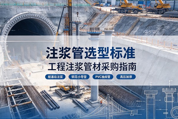 大邑注浆管选型标准