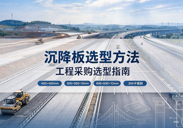 大邑沉降板选择方法